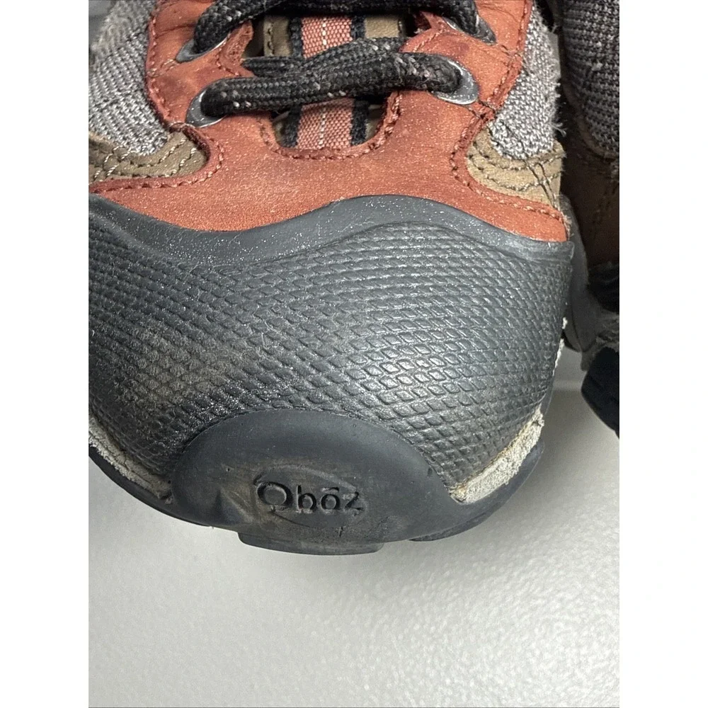 Oboz Firebrand II Men's Low Hiking Shoes Waterproof Earth Color Men Size 9.5 EUC